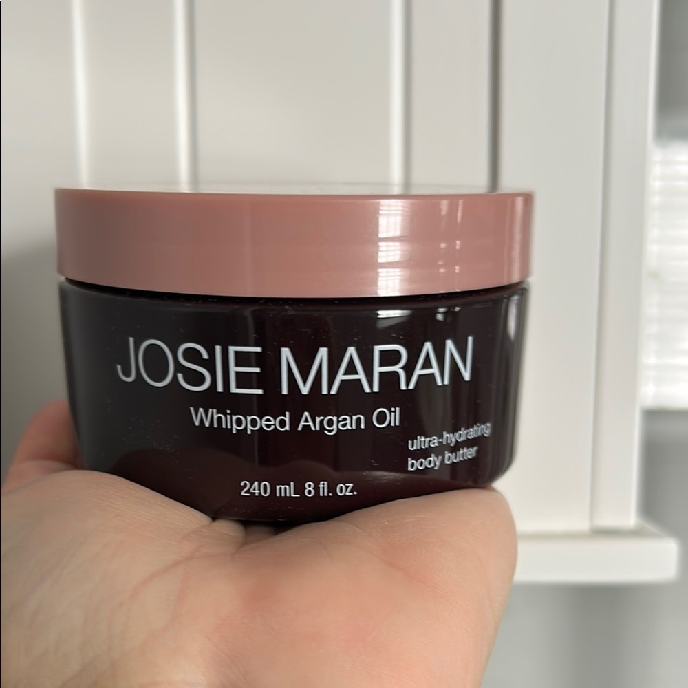 Josie Maran Pink and Brown Argan Oil Body Butter
